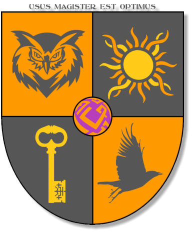 Coat of Arms with characteristics of the project management mentor Steven Goeman